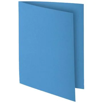 Lot de 10 Chemises pour dossiers A4 ROCK'S 210 - Bleu : EXACOMPTA 