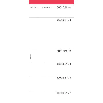 ELVE Blocs BRASSERIE 220 x 96 mm - 2206