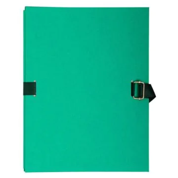 EXACOMPTA Chemises toilées à sangle - Vert clair 223090E