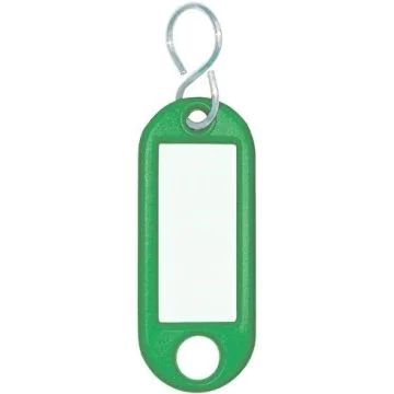 Lot de 100 Porte-clés - Vert : WEDO Visuel