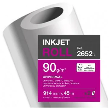 Papier pour Traceur jet d'encre - 914 mm x 45 m : CLAIREFONTAINE Modèle