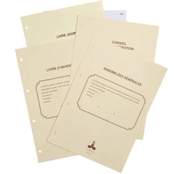 Recharge pour registre juridique - 100 feuillets - 90 g Le DAUPHIN