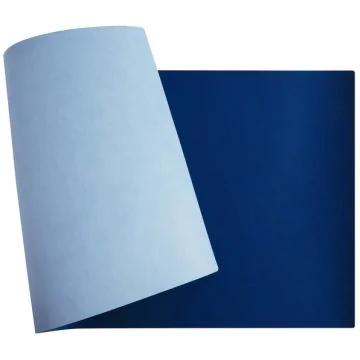 Sous-mains Bicolore de bureau - 400 x 800 mm -Bleu Clair/Marine : EXACOMPTA Bee Blue image