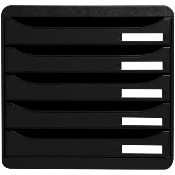 EXACOMPTA : Module de rangement 5 tiroirs - Big Box Plus - Noir