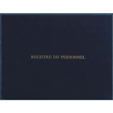 LE DAUPHIN Registre unique du personnel et Stagiaires 311D