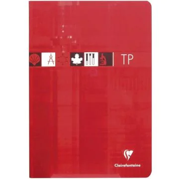 Cahier de travaux pratiques - A4 : CLAIREFONTAINE Visuel