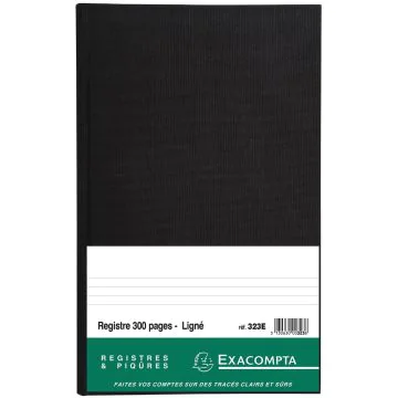 Registre 300 pages lignées - 360 x 225 mm EXACOMPTA 323E