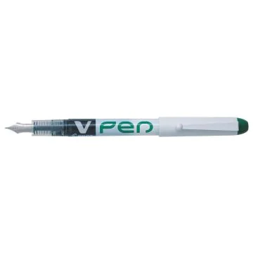 Stylo plume jetable - Vert PILOT V-Pen 