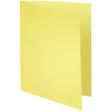 Lot de 100 Chemises pour dossiers A4 - Jaune canari EXACOMPTA SUPER 210 Photo