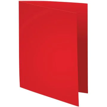 Lot de 100 Chemises pour dossiers A4 SUPER 210 - Rouge EXACOMPTA Visuel