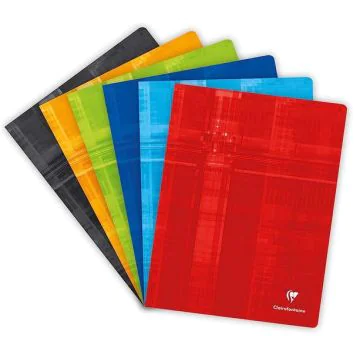 CLAIREFONTAINE : Cahier 48 pages Grands carreaux - 240 x 320 mm Modèle