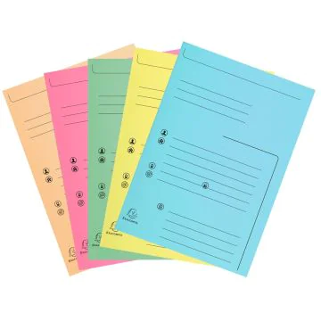 Chemises rigides imprimées - Assortiment 334000E Exacompta