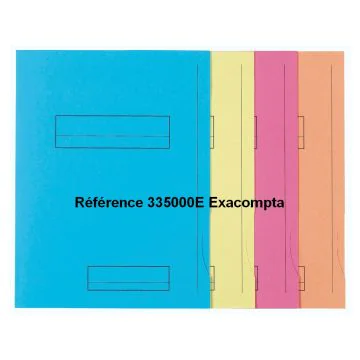 Chemises rigides imprimées - Assortiment 335000E Exacompta