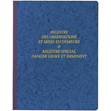 Registre des dangers graves et imminents 340D LE DAUPHIN