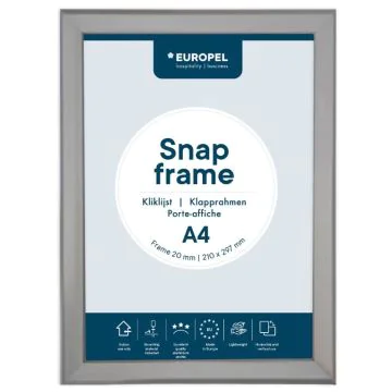 Cadre Porte affiche - A4 - Argent : EUROPEL image