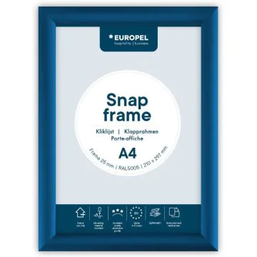 Cadre Porte affiche - A4 - Bleu : EUROPEL image