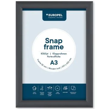 Cadre Porte affiche - A3 - Gris graphite : EUROPEL image