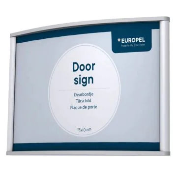 Plaque de Porte - 150 x 100 mm - Argent : EUROPEL image