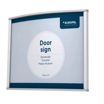 Plaque de Porte - 150 x 120 mm - Argent : EUROPEL image