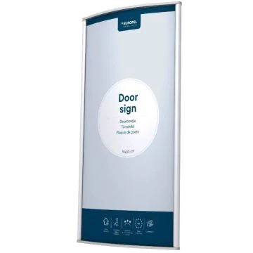 Plaque de Porte - 150 x 300 mm - Argent : EUROPEL image