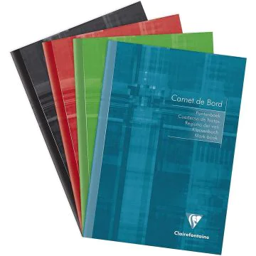 Cahier de bord Enseignant - Relevé de Notes - 210 x 148 mm - 40 pages CLAIREFONTAINE