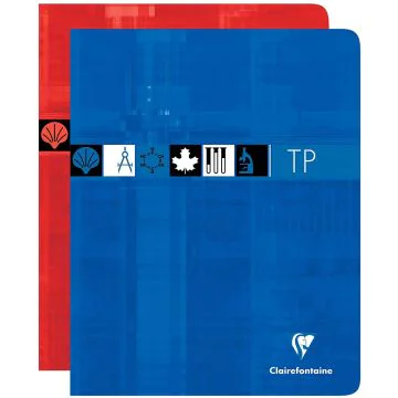 Cahier de Travaux pratiques - 170 x 220 mm : CLAIREFONTAINE Visuel