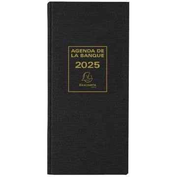 Agenda de Banque 2025 EXACOMPTA 1 volume - 160 x 340 mm 