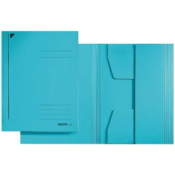 Photo Chemise-trieur à 3 rabats A4 - Bleu : LEITZ - 3924-00-35 