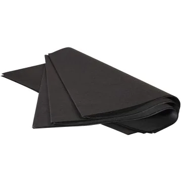 Papier de Soie - Noir - 500 x 750 mm : CLAIREFONTAINE Lot de 480 Visuel