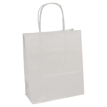 Sac en papier - 160 x 80 x 210 mm - Blanc CLAIREFONTAINE Lot de 25 visuel