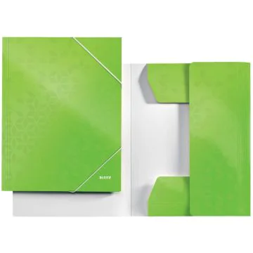 Photo Chemise à élastique WOW A4 - 3 rabats - Vert LEITZ Image