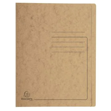 Chemise à lamelle imprimée A4 - Tabac : EXACOMPTA image