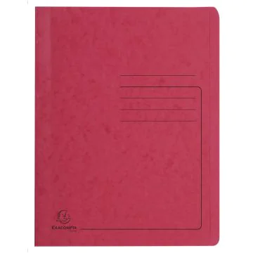 Chemise à lamelle imprimée A4 - Rouge : EXACOMPTA image