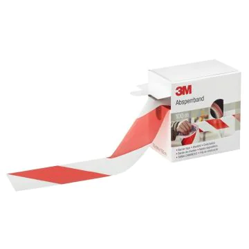 Ruban de Délimitation Blanc/Rouge : 3M Visuel