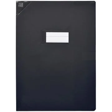 Protège-cahier - 240 x 320 mm - Noir : OXFORD Modèle