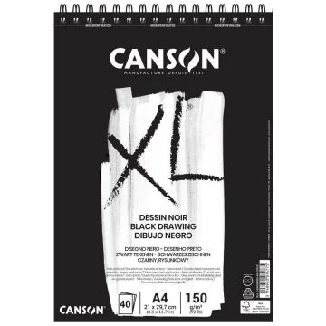 Bloc pour Croquis A4 - XL Noir : CANSON visuel