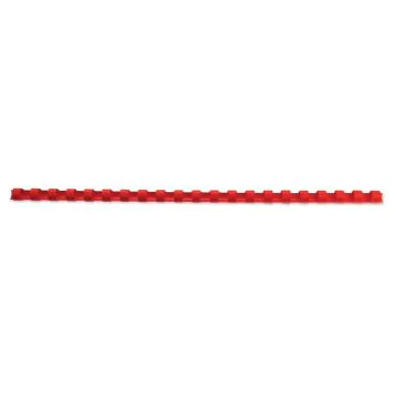 Baguettes de 21 anneaux - 10 mm - Rouge : GBC Lot de 100