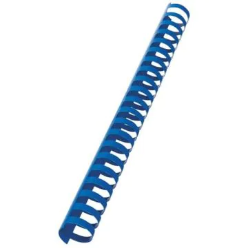 Baguettes de 21 anneaux - 25 mm - Bleu : GBC Lot de 50