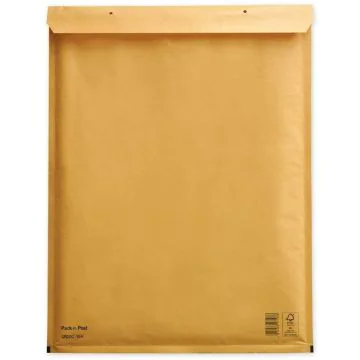 Lot de 50 Pochettes d'expédition à coussin d'air - Marron - 370 x 480 mm : MAIL MEDIA Visuel