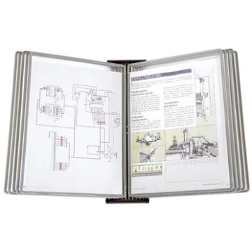 Pupitre à fixation murale - Noir TARIFOLD BLACK LINE Lot de 10 image