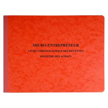 Auto-entrepreneur Registre des recettes et des achats 4410E EXACOMPTA