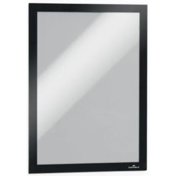 Cadre d'affichage magnétique auto-adhésif - A4 - Noir : DURABLE Lot de 2 Photo