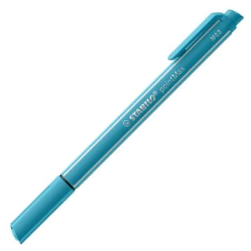 Stylo feutre PointMax 0,8 mm - Bleu Azur : STABILO image