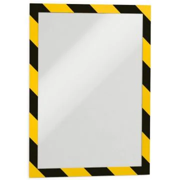 Cadre d'affichage Magnétique  A4 - Jaune/Noir DURABLE