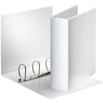 Classeur Personnalisable 2 Pochettes - Blanc - 4 anneaux de 60 mm : ESSELTE Visuel