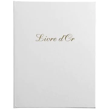 Livre d'or  Balacron blanc - 260 x 220 mm Mariage EXACOMPTA 4982E
