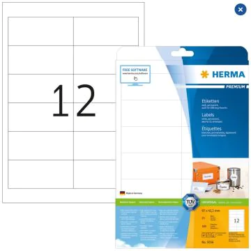 Étiquettes adhésives blanches - Multi-usages 5056 Herma 