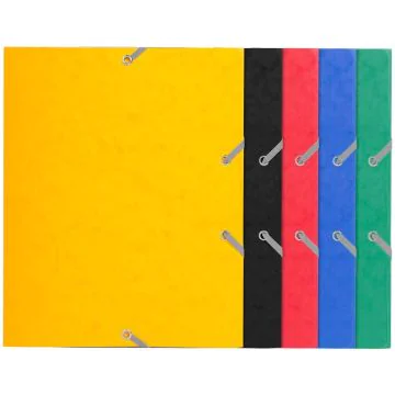 Chemise à élastiques 3 rabats - Format Pocket - Assortiment EXACOMPTA Image