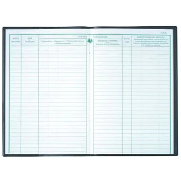 Carnet d'entretien Véhicules de transports de marchandises 5080E EXACOMPTA