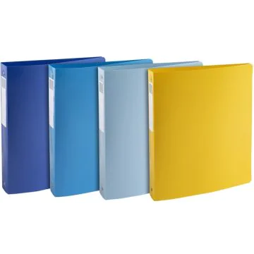 Classeur semi-rigide - 4 anneaux de 30 mm - Assortiment : EXACOMPTA Bee Blue image